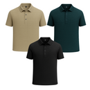 Promoção válida em dezembro: Kit com 3 Camisas Polo Alfa pelo preço de 1