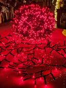 PISCA FESTÃO 1500 LEDS 40 METROS VERMELHO COM STROBO VERMELHO BIVOLT USO INTERNO E EXTERNO
