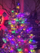 ÁRVORE PINHEIRO SINCELO 300 LEDS BICOLOR 860 GALHOS 2,10CM BIVOLT