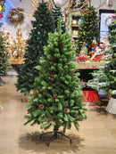 ÁRVORE PINHEIRO BERRY E PINHA 530 GALHOS 1,50CM