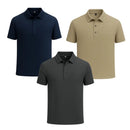 Promoção válida em dezembro: Kit com 3 Camisas Polo Alfa pelo preço de 1