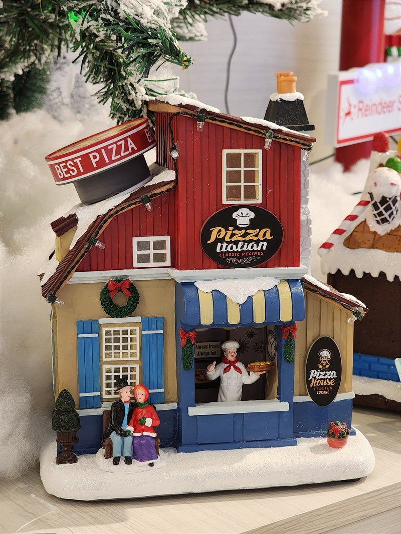 CENÁRIO VILA NATALINA PIZZARIA 23CM  - PRÉ VENDA 2025